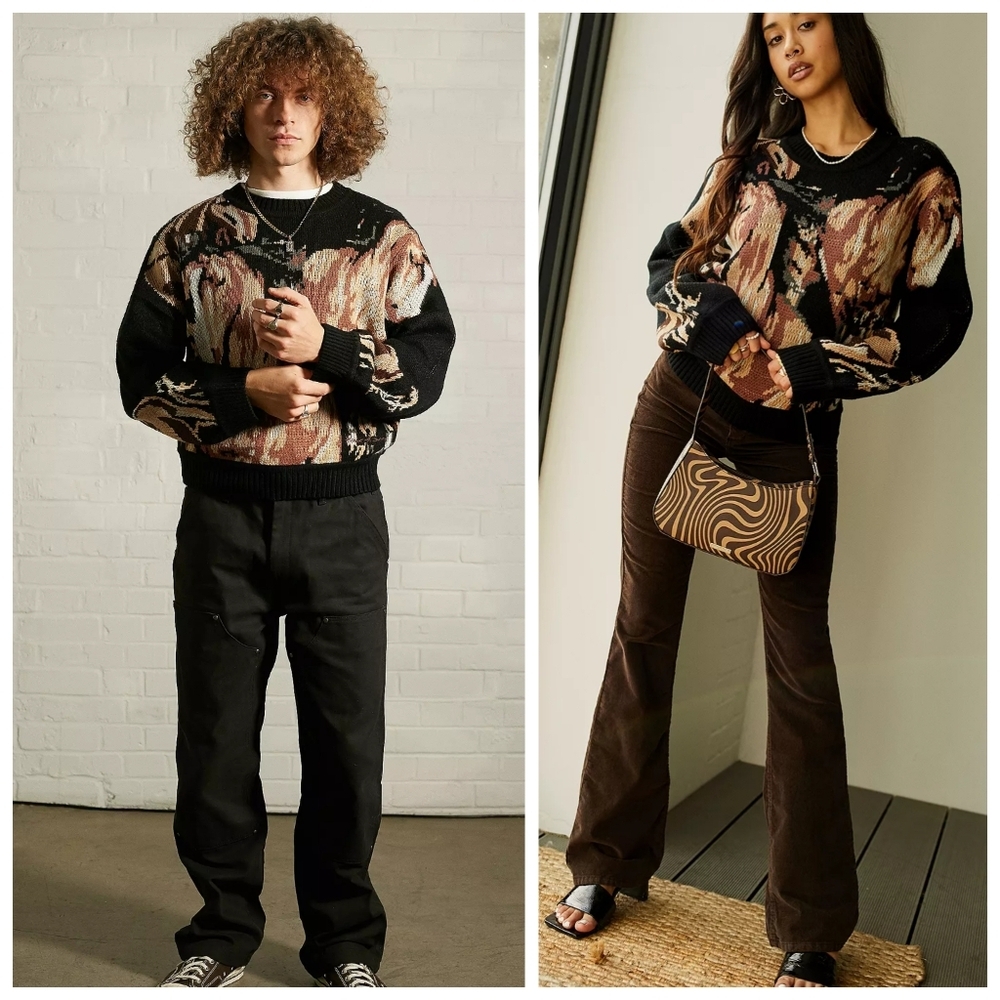 House Of Sunny Horse Knit Crewneck Jumper Size 4 (Unisex) Anthropologie